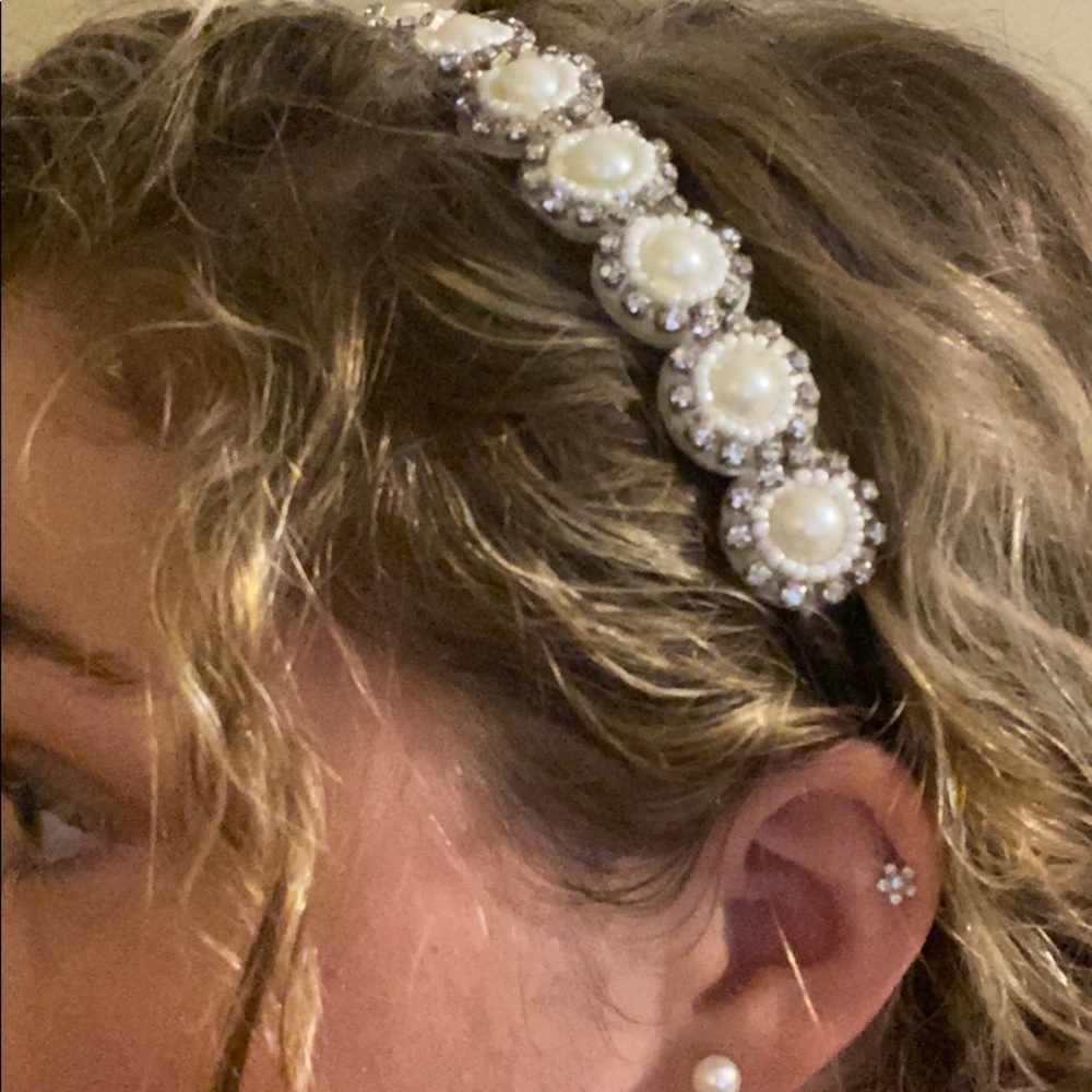 Sparkly Pearl Headband